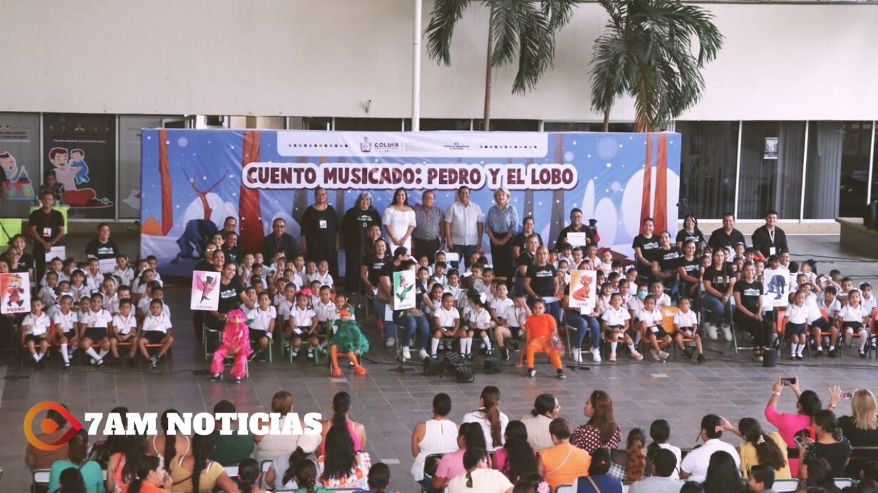 Más de 160 estudiantes de preescolar protagonizan cuento ‘Pedro y el lobo’