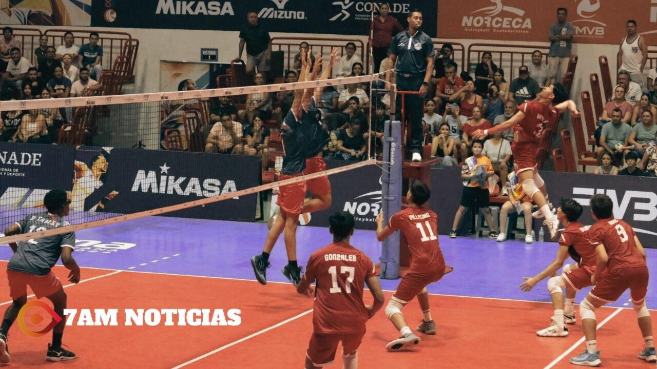 México suma otro triunfo en la Copa Panamericana de Voleibol Sub-17 que se juega en Colima