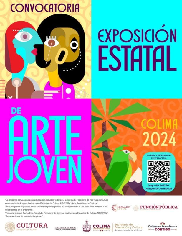 Cultura Colima lanza convocatoria para Exposición Estatal de Arte Joven 2024