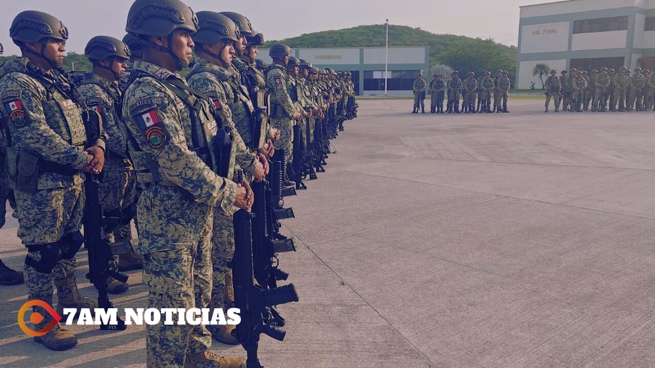 Arribaron más de 300 elementos del Ejército Mexicano en apoyo al Estado de Colima