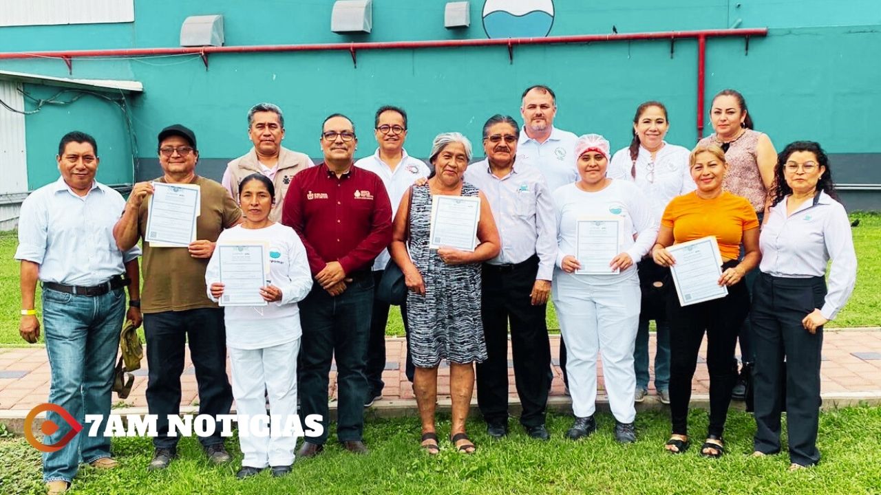 Personal de GrupoMar recibe certificados de IEEA Colima, por concluir nivel de estudios