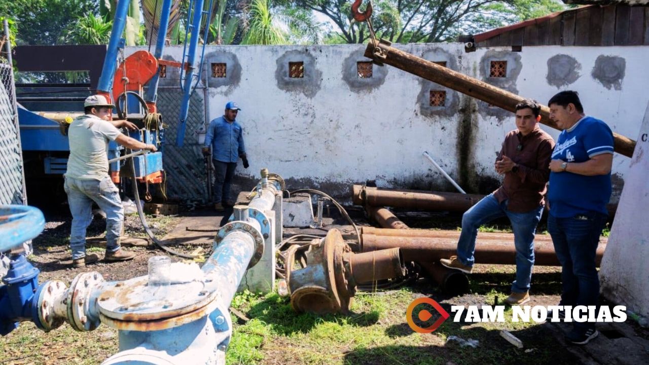 CIAPACOV realiza sustitución de bomba del Pozo “La Nopalera” en Colima