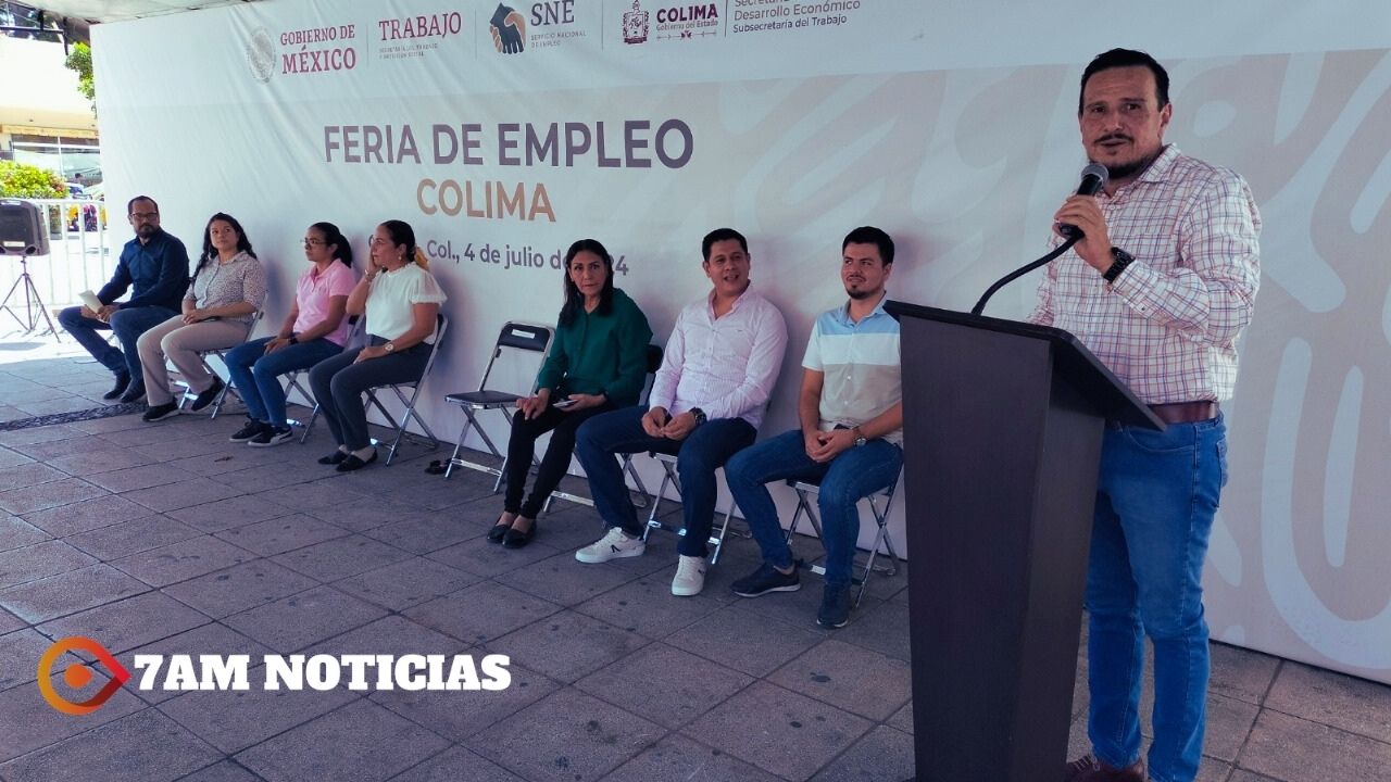 Feria de Empleo Colima 2024 realizada este jueves ofreció 500 plazas laborales