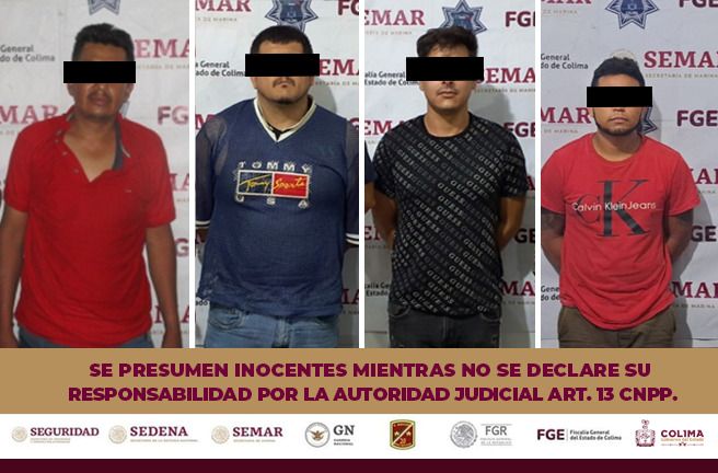 Cuatro individuos detenidos por el delito de violencia intrafamiliar en Colima: SSP