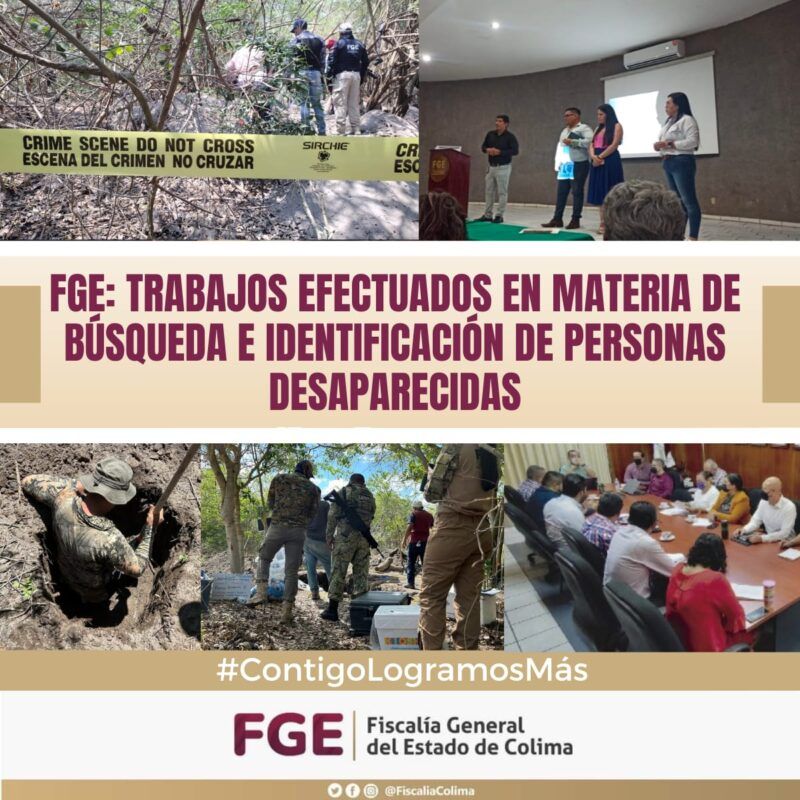 FGE: Trabajos efectuados en materia de búsqueda e identificación de personas desaparecidas