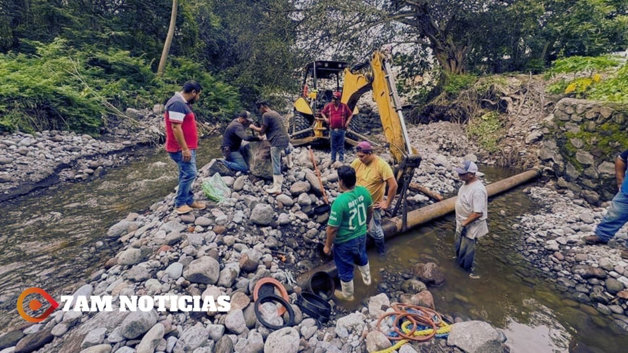 Tras tormenta, Ciapacov repone 6m de línea de agua que atraviesa el Río Colima