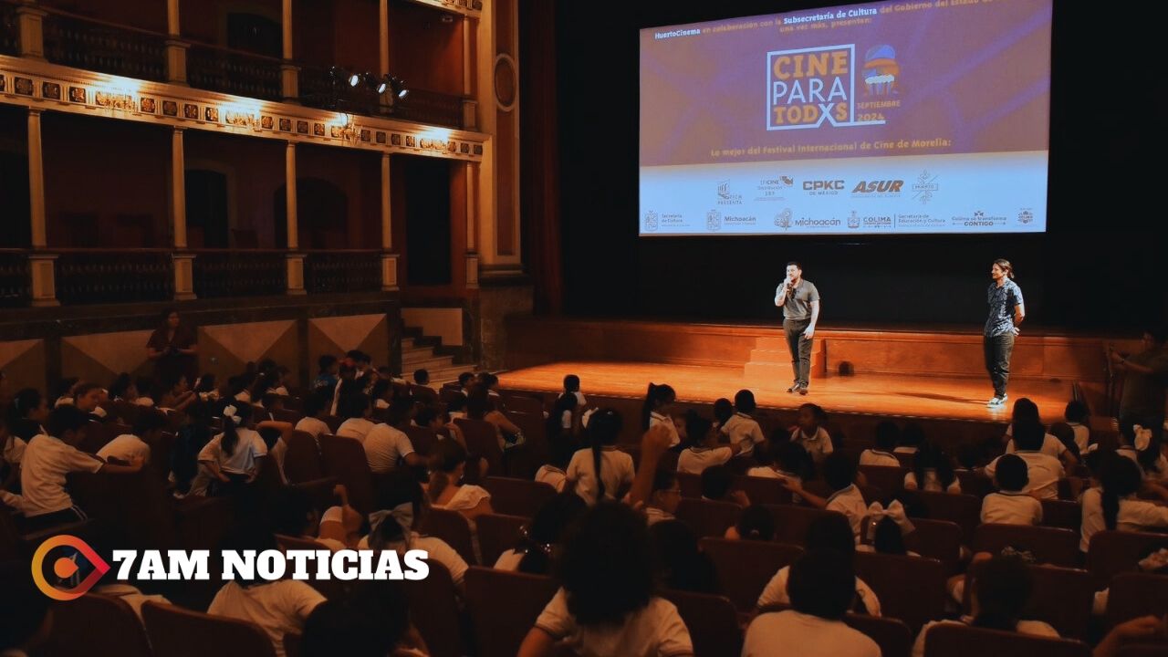 Cultura Colima y HuertoCinema ofrecen matiné en el Teatro Hidalgo para niñas, niños y adolescentes