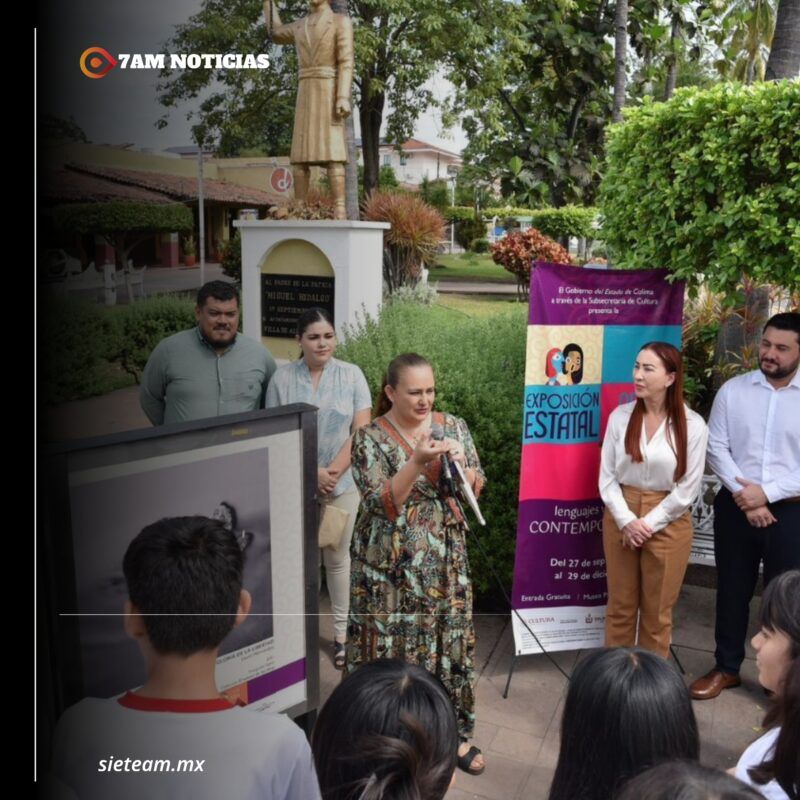 Cultura Colima inició en La Villa etapa itinerante de la Exposición Estatal de Arte Joven