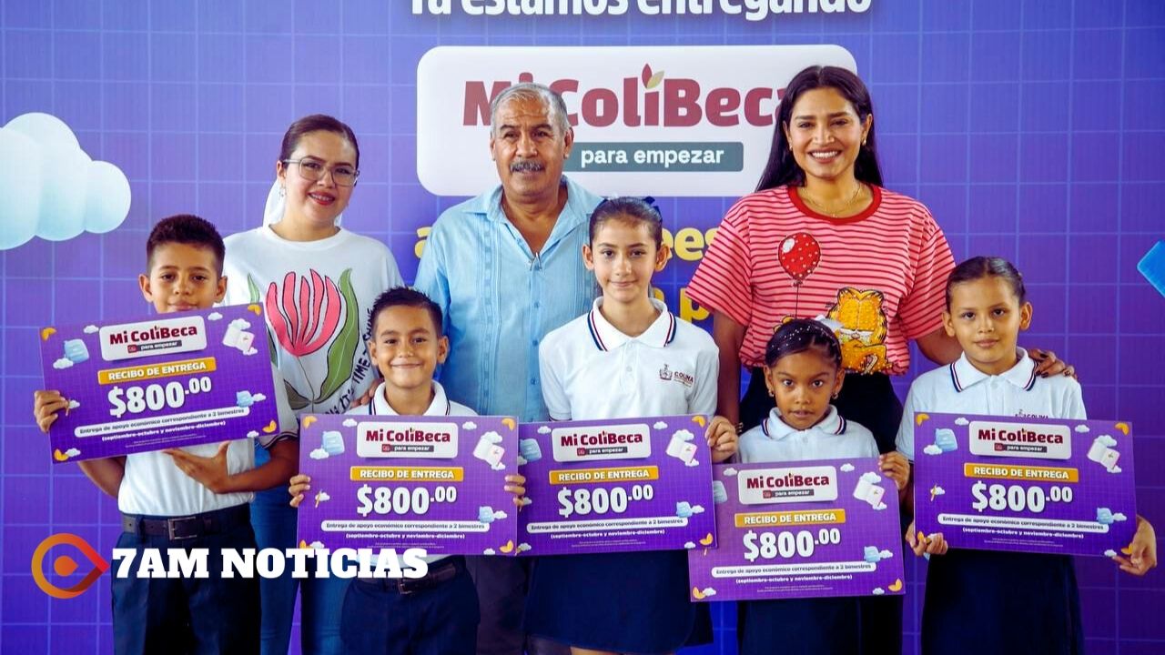 Más de 1,100 estudiantes de primaria reciben Mi ColiBeca para Empezar este miércoles, en Coquimatlán