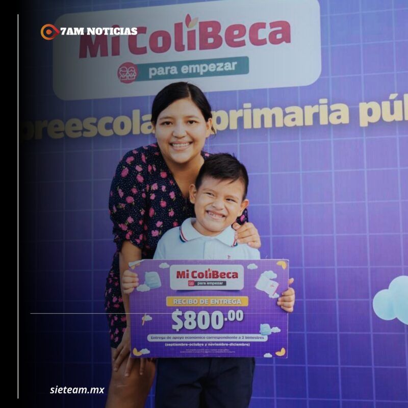 ‘Mi ColiBeca para Empezar’ llega a Manzanillo; más de 3 mil estudiantes la reciben este martes