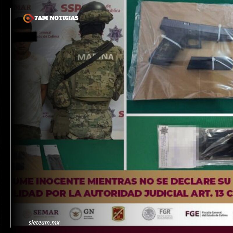 Policía Estatal de Colima detiene a sujeto por presunto intento de homicidio: SSP