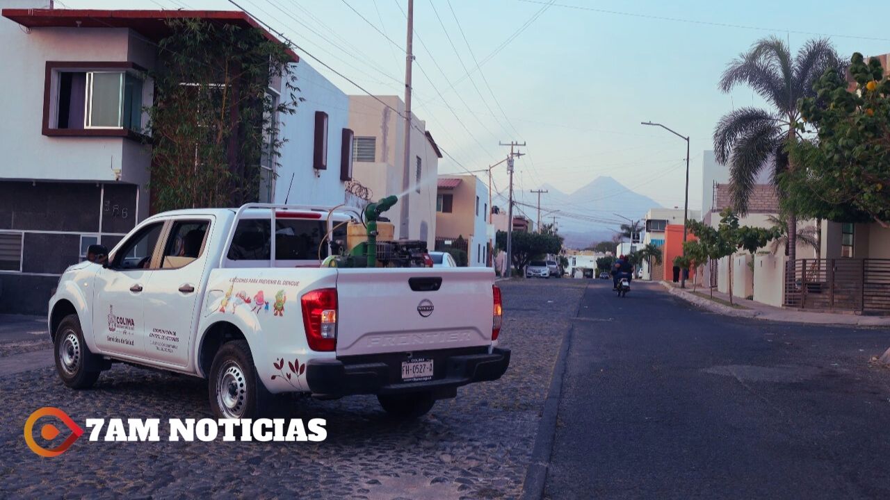 Salud Colima fumiga contra dengue este miércoles en Tecomán, Manzanillo, La Villa y Coquimatlán