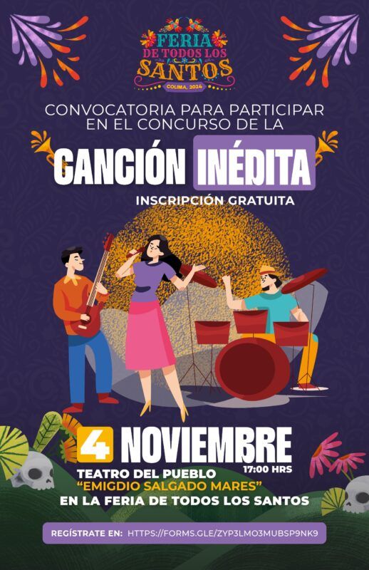 Iffecol invita a participar en el Concurso de la Canción Inédita en la Feria de Colima