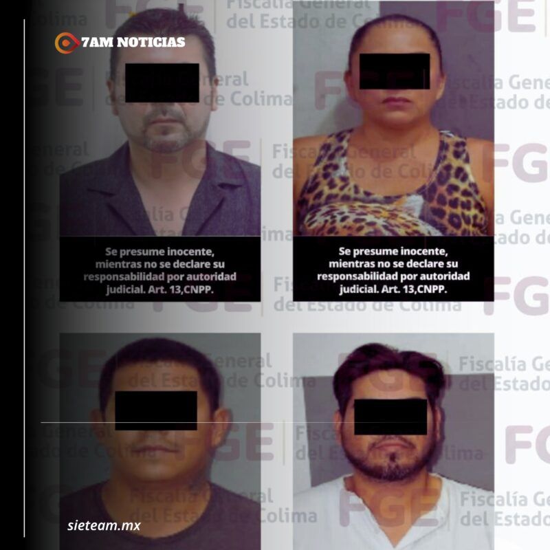 4 personas fueron detenidas por diversos delitos