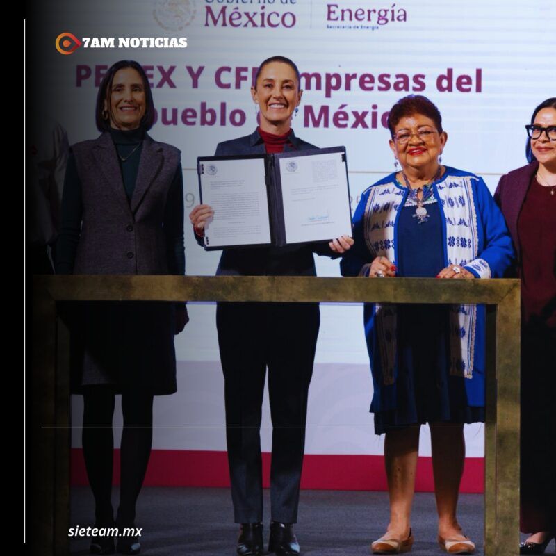 CFE y PEMEX vuelven a ser del pueblo de México: Presidenta Claudia Sheinbaum firma leyes secundarias que revierten Reforma Energética de 2013