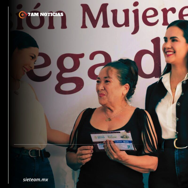 El trabajo de las mujeres ahora se reconoce gracias a nuestra Presidenta Claudia Sheinbaum: Rosi Bayardo en entrega de Tarjetas Pensión Mujeres Bienestar