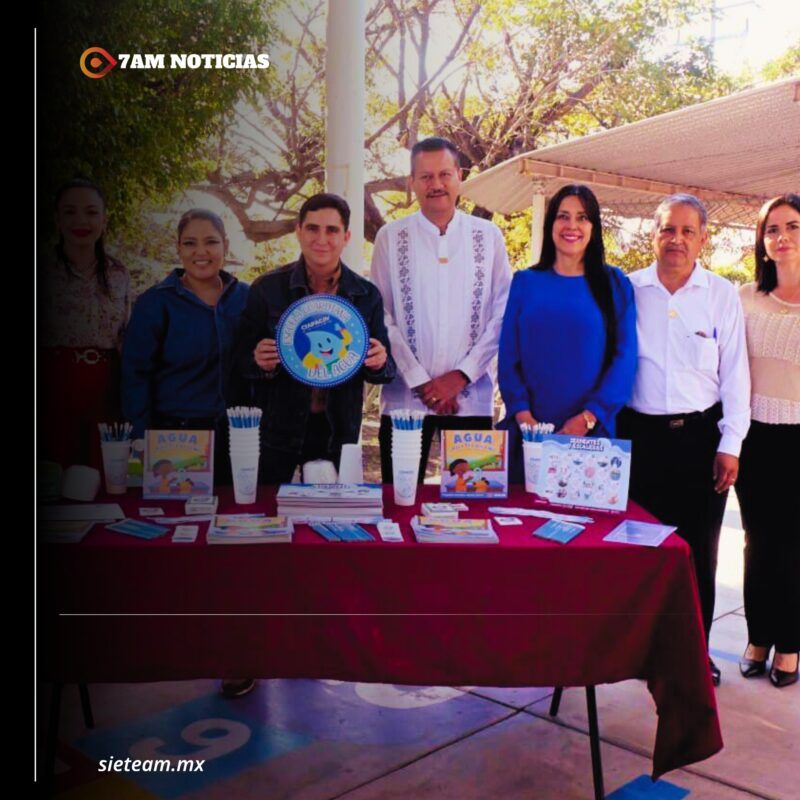 Gobierno Colima y CIAPACOV, en compañía de Secc. 39 del SNTE, dan arranque a “Escuelas Guardianas del Agua 2025” en Villa de Álvarez