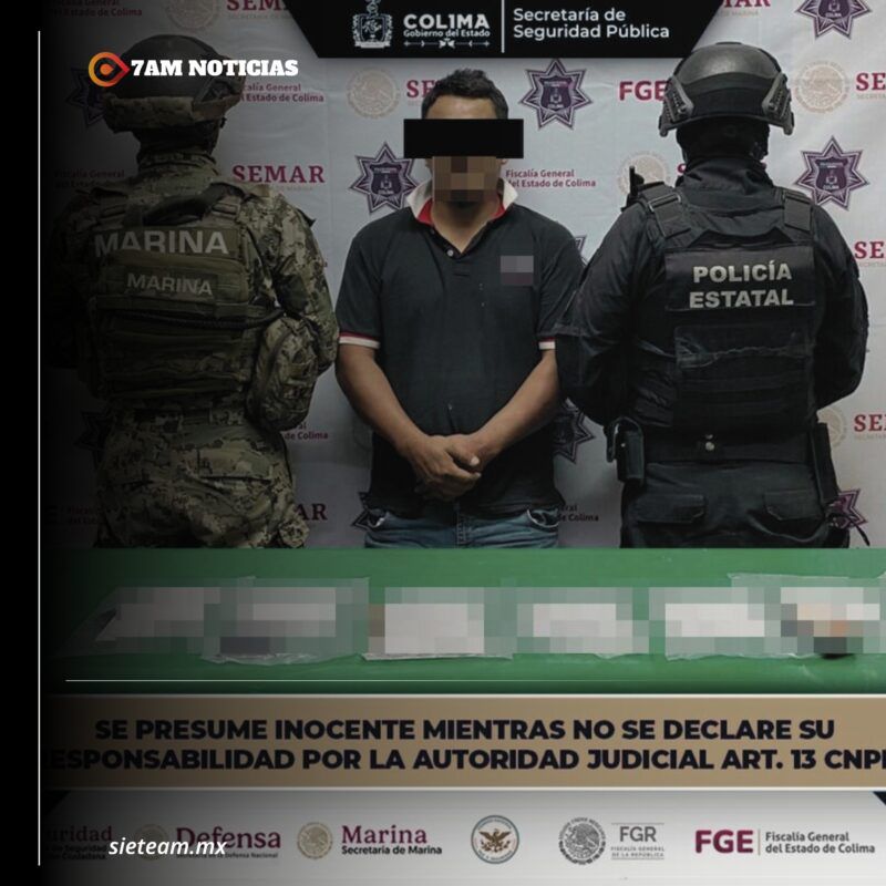 SSP Colima detiene a persona identificada como generadora de violencia en la entidad