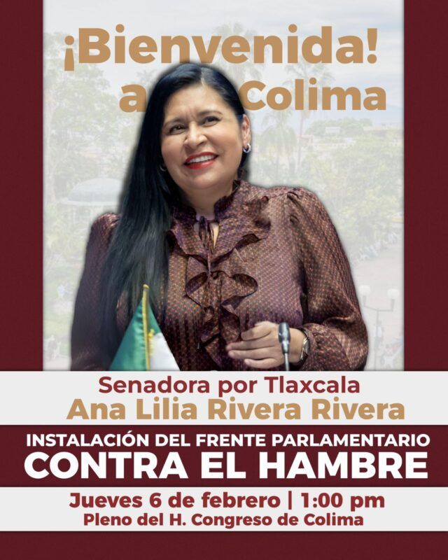 Diputado Alfredo Álvarez anuncia la creación del Frente Parlamentario contra el Hambre Capítulo Colima en sinergia con la ONU y la FAO