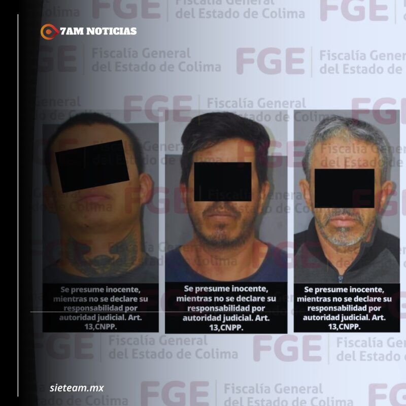 Tres hombres que presuntamente robaron a casa habitación, son vinculados a proceso