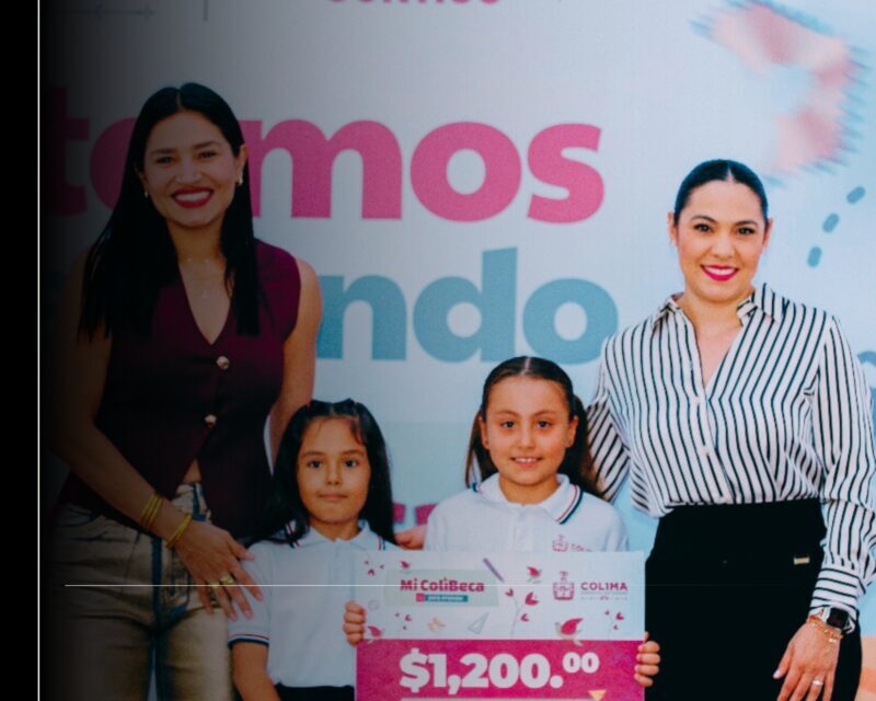 Casi 2,500 estudiantes de Villa de Álvarez reciben Mi ColiBeca para Empezar este martes