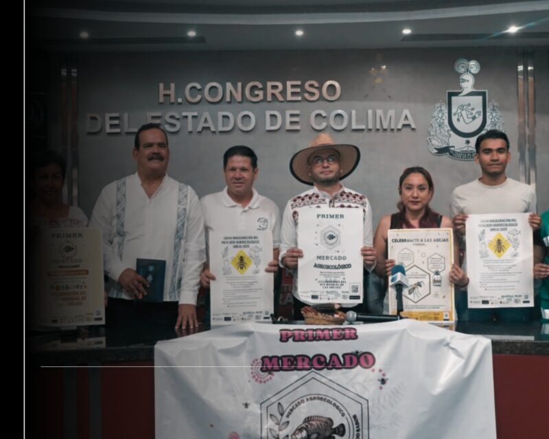 Celebrarán día Mundial de la Abeja con Mercado Agroecológico en Armería