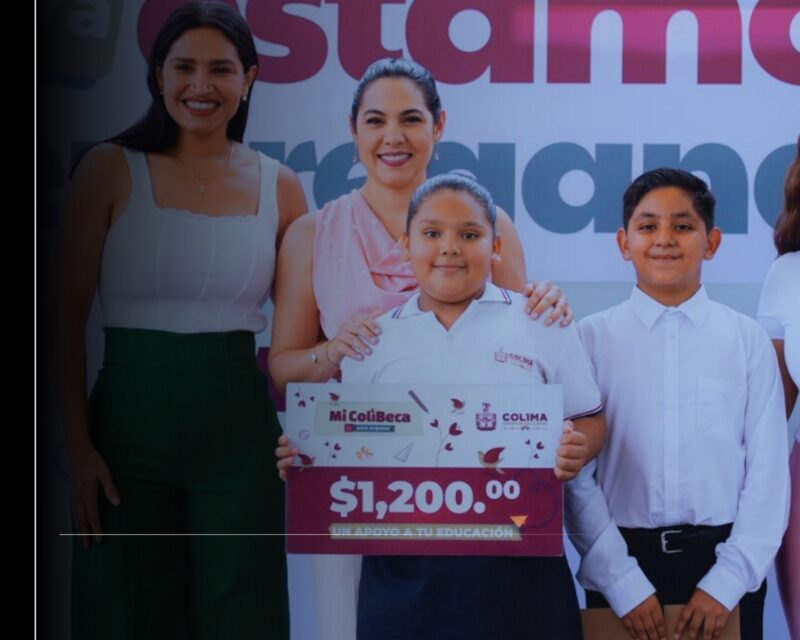 Con casi 2,900 estudiantes beneficiados, este miércoles termina entrega de Mi ColiBeca para Empezar en el municipio de Colima
