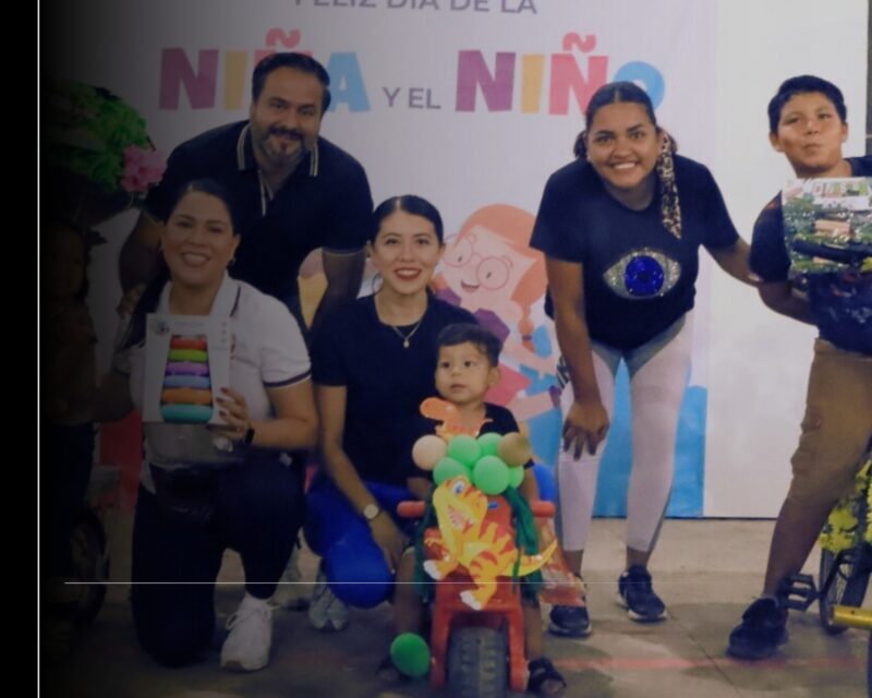 DIF Estatal Colima celebra a la niñez de Armería con bicipaseo y actividades recreativas