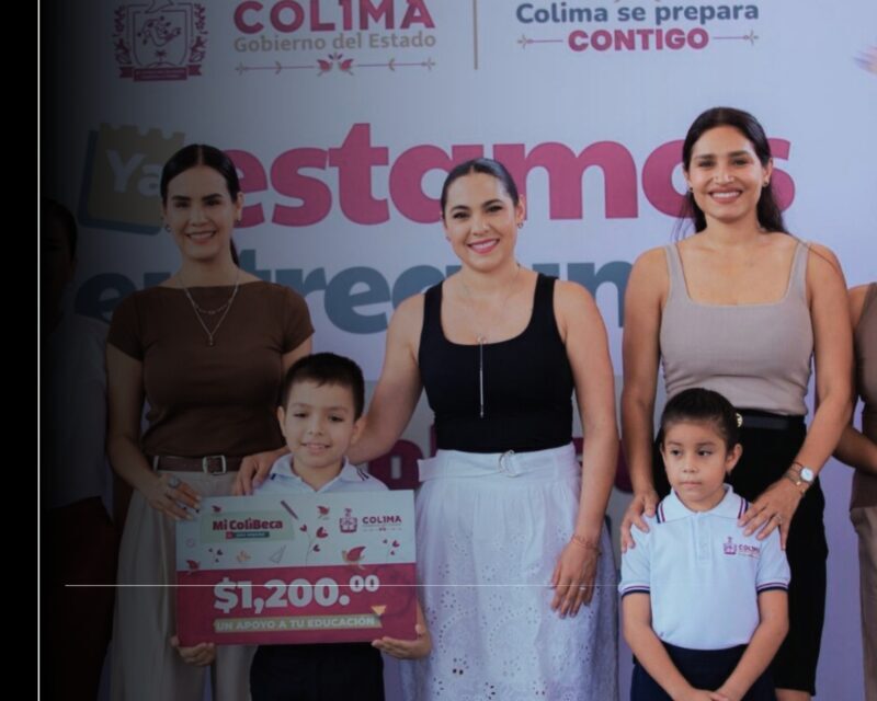 Gobernadora sigue entregando Mi ColiBeca para Empezar en Manzanillo; este miércoles la reciben más de 3 mil estudiantes