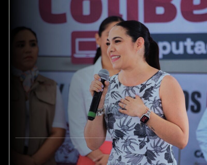 Indira Vizcaíno le cumple al magisterio colimense; inicia entrega de laptops gratuitas a docentes de primaria