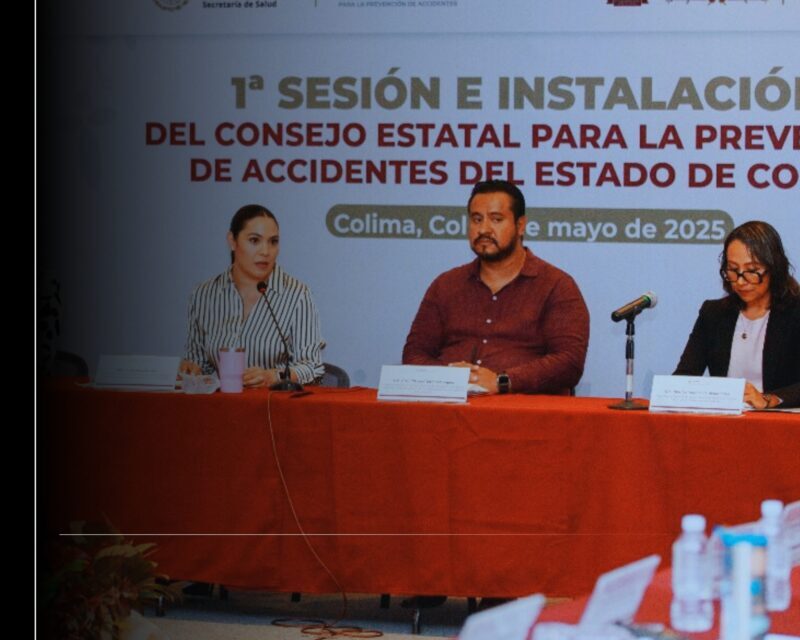 Instala Gobernadora de Colima el Consejo Estatal para la Prevención de Accidentes