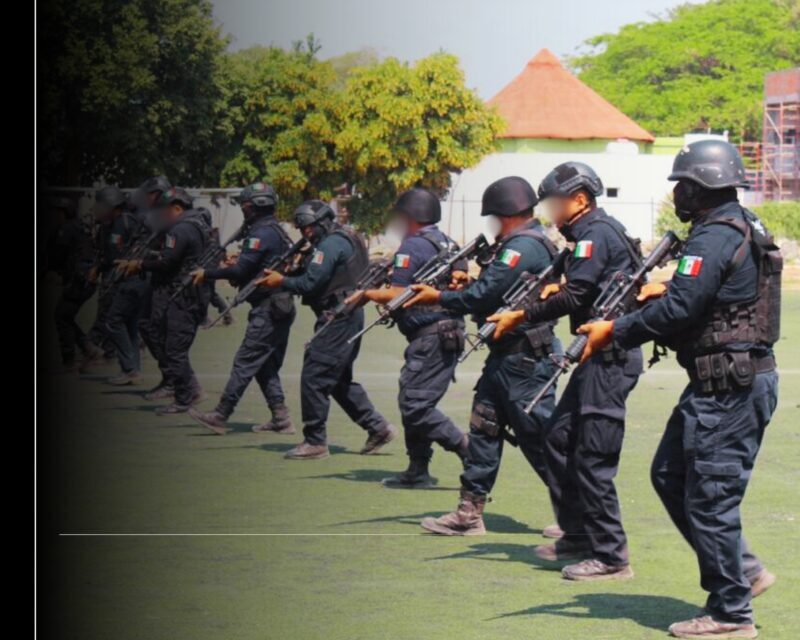 Instituto de Formación Policial de SSP Colima imparte capacitación en tiro y armamento