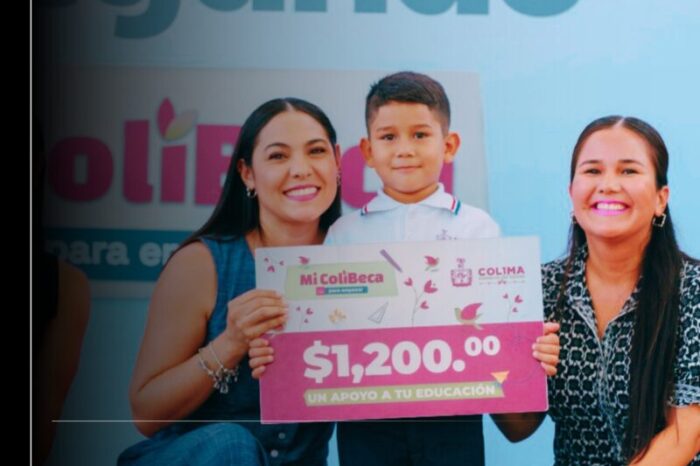 Más de 3 mil estudiantes de Colima reciben Mi ColiBeca para Empezar este miércoles