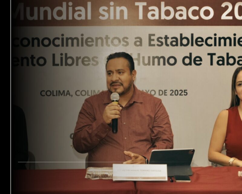 Salud Colima entrega reconocimientos a 46 establecimientos como Espacios 100% Libres de Humo de Tabaco