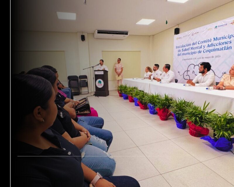 Secretaría de Salud y Ayuntamiento de Coquimatlán buscan reducir adicciones entre la población