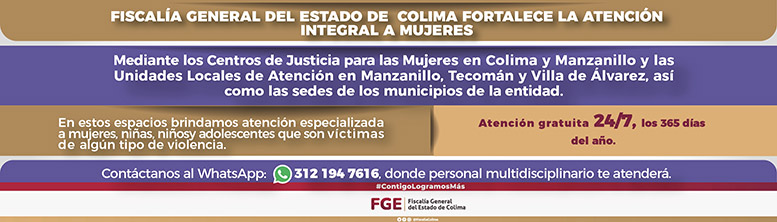 Fiscalia del Estado de Colima - Banner