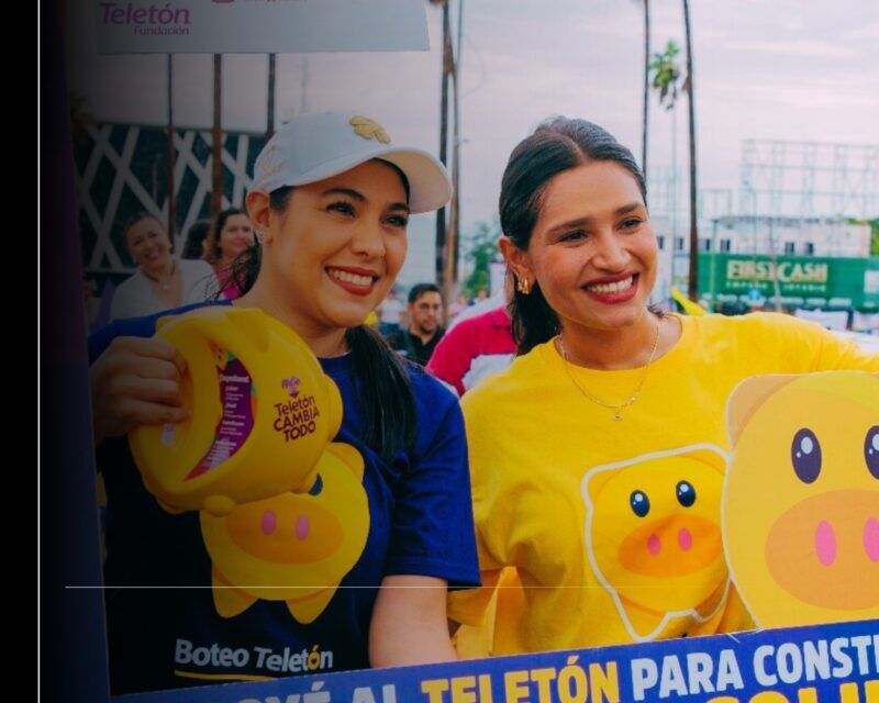 Gobernadora Indira Vizcaíno encabeza jornada masiva de boteo para apoyar a la Colecta Anual 2025 de Teletón