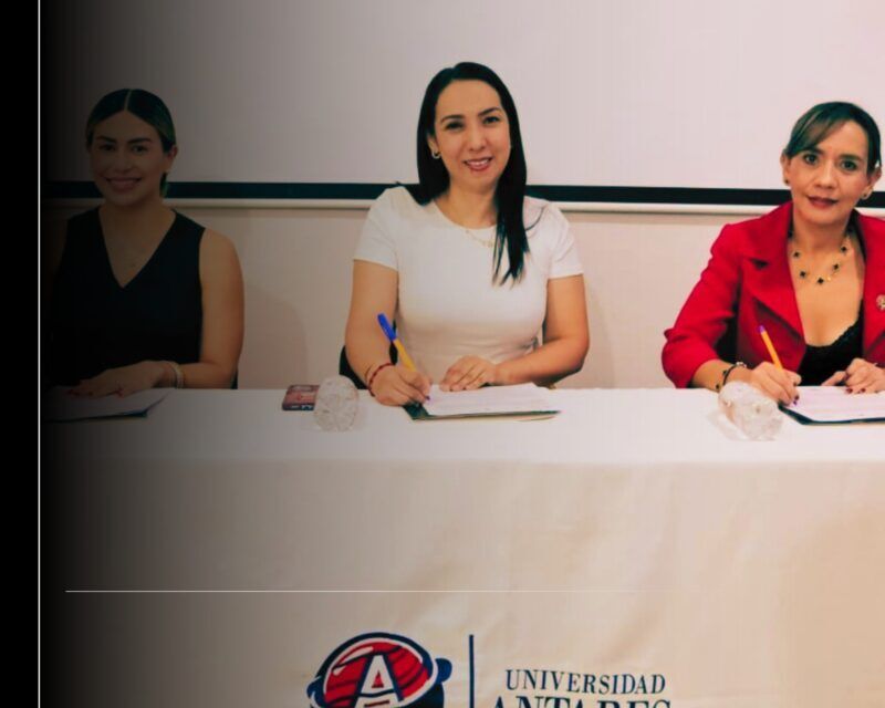 ICM firma convenio con Universidad Antares para promover la educación entre mujeres colimenses