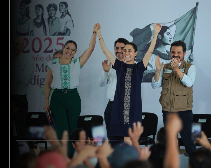 Indira Vizcaíno agradece a la Presidenta Sheinbaum y su equipo por avance de programas y proyectos prioritarios para Colima