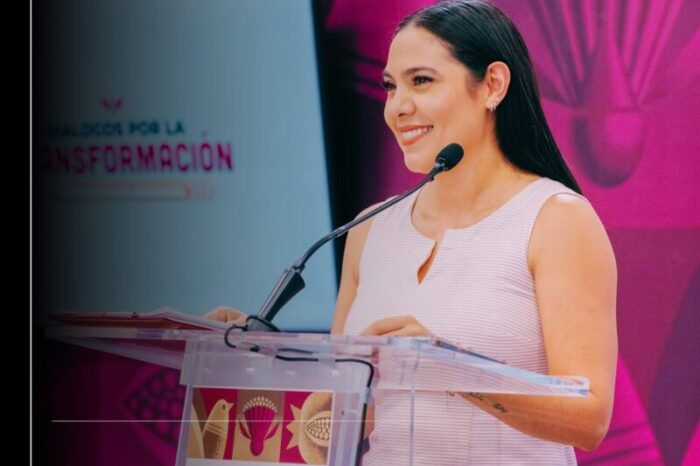 Indira Vizcaíno informa sobre trabajos preliminares de SICT para construir el puente de Tercer Anillo y V. Carranza