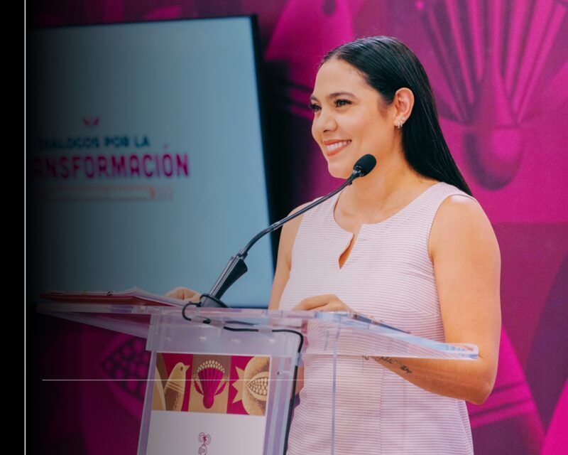 Indira Vizcaíno informa sobre trabajos preliminares de SICT para construir el puente de Tercer Anillo y V. Carranza