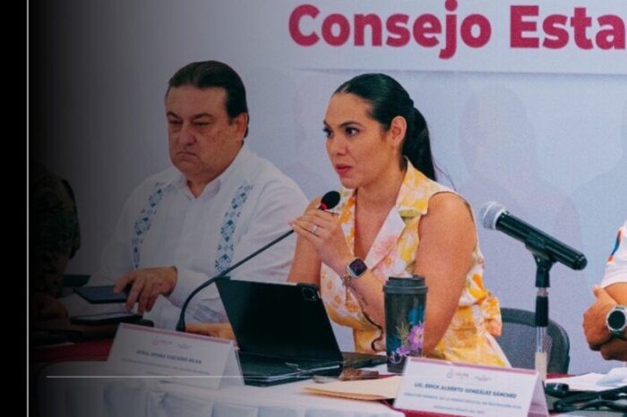 Indira Vizcaíno preside la Sesión del Consejo Estatal de Protección Civil