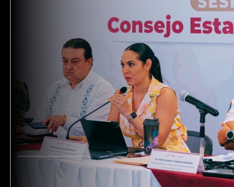 Indira Vizcaíno preside la Sesión del Consejo Estatal de Protección Civil