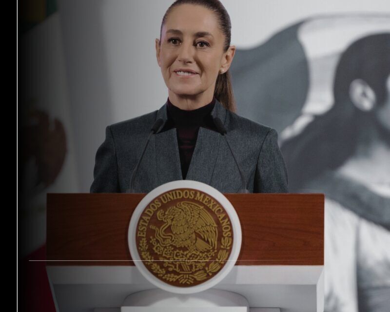 Presidenta Claudia Sheinbaum llama a habitantes de las costas de Guerrero y Oaxaca a seguir con cautela ante Huracán Erick; agradece por acatar recomendaciones