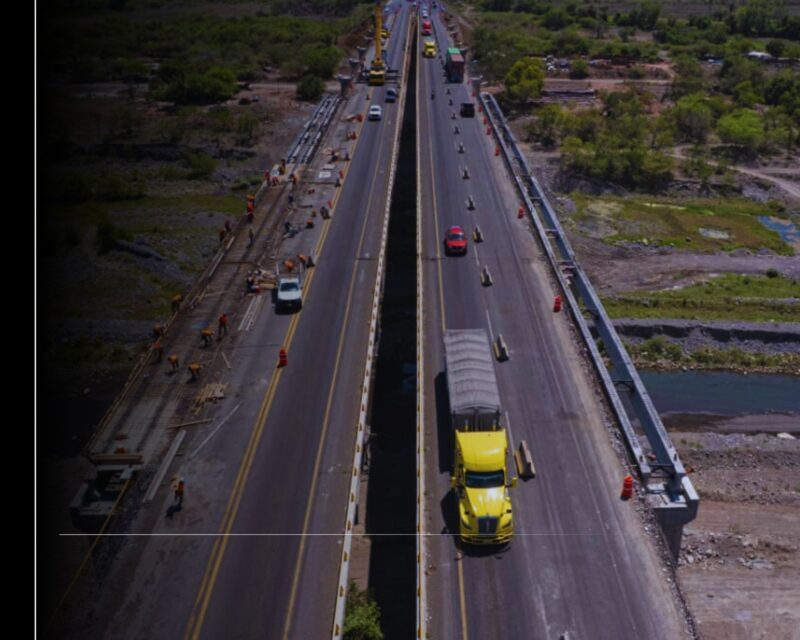 Seidum colocó las primeras trabes en el Puente 'Armería l'; este jueves y sábado continúan las labores
