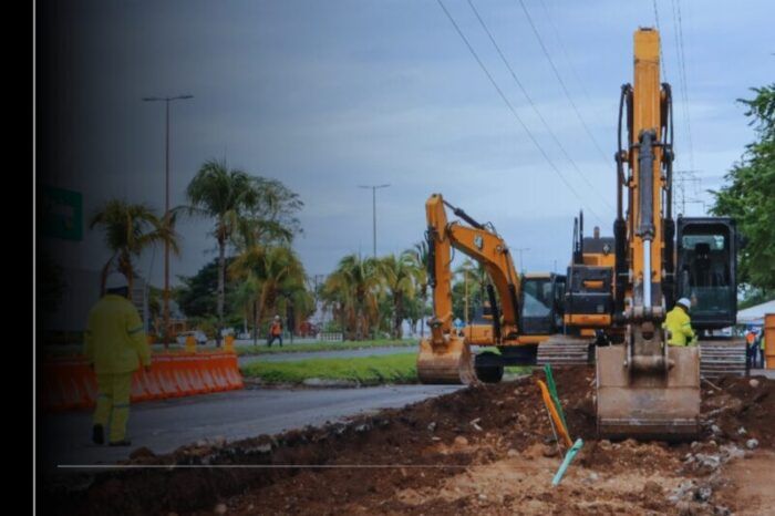 SICT y Seidum supervisan trabajos en el paso superior vehicular Arco Norte