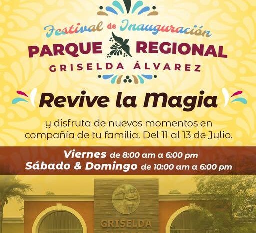 Gobierno del Estado reabre este viernes el Parque Regional ‘Griselda Álvarez’ en Colima; será gratis todo julio: Indira