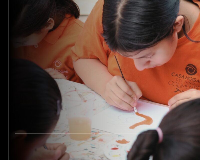 Cultura Colima llevó el arte rangeliano al encuentro con infancias en el Jardín Libertad