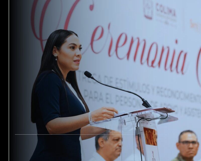 Indira Vizcaíno entrega más de 400 estímulos y reconocimientos a personal de apoyo y asistencia a la educación