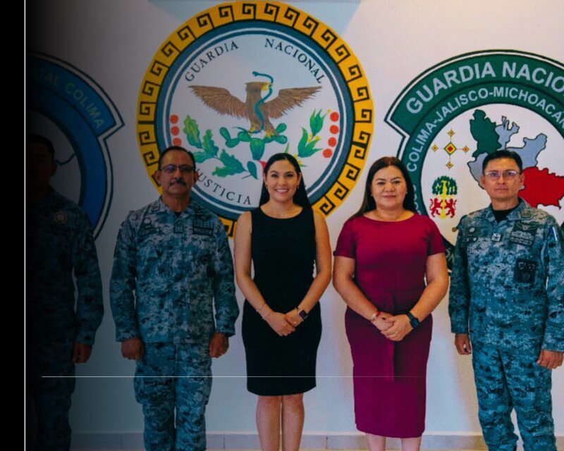 Indira Vizcaíno reconoce respaldo de la Guardia Nacional a Colima, en el 6° aniversario de su creación